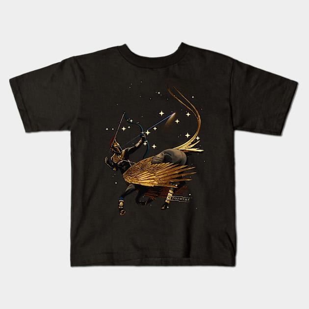 sagittarius Kids T-Shirt by Mateus